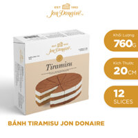 Bánh Đông Lạnh Tiramisu Jon Donaire 760g size 20cm