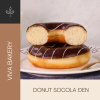 Bánh Donut Socola Đen cấp đông VIVA Bakery (12 cái/túi)
