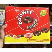 Bánh Doowee Donut 100% trứng tươi hộp 15 cái 3 hương vị