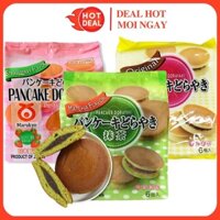 Bánh Doremon Dorayaki Nhân Đậu Đỏ Truyền Thống/Hạt Dẻ/Trà Xanh/Vị Dâu Nội Địa Nhật Gói 310G