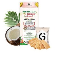 Bánh dừa nướng ăn kiêng ít ngọt GUfoods (Hộp 300g)