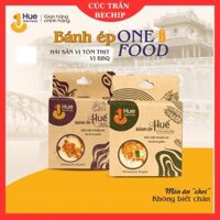 Bánh Ép Huế Hue One Food Size Lớn Vị Tôm Thịt Hải Sản, Vị Thịt Nướng Bbq Hộp 65g – Ctb789