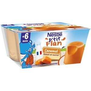 Bánh Flan Nestle Pháp 100gx4 hộp (Từ 6 tháng)