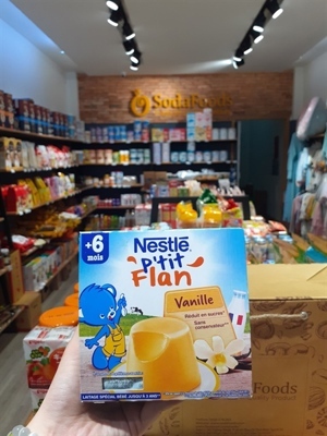 Bánh Flan Nestle Pháp 100gx4 hộp (Từ 6 tháng)