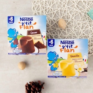 Bánh Flan Nestle Pháp 100gx4 hộp (Từ 6 tháng)