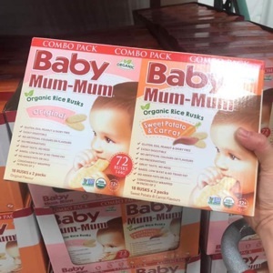 Bánh gạo ăn dặm Baby Mum-Mum