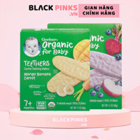 Bánh gạo ăn dặm Gerber Organic vị việt quất, táo, củ cải đỏ /xoài, chuối, cà rốt 48g