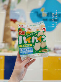 Bánh gạo ăn dặm Haihain Nhật Bản 53g (16 gói x 2 miếng) – Vị rau củ (cho bé từ 7 tháng tuổi)