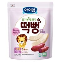 Bánh gạo ăn dặm ILDONG Ayiyum vị khoai lang tím gói 30g (từ 4 tháng)