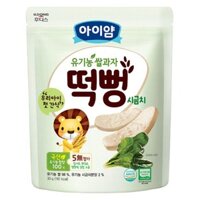Bánh gạo ăn dặm ILDONG Ayiyum vị rau chân vịt gói 30g (từ 4 tháng)