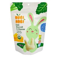 Bánh gạo ăn dặm Nobi Nobi vị cải xoăn, súp lơ và phô mai gói 15g (từ 8 tháng) - Giao bao bì ngẫu nhiên
