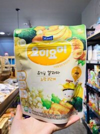 Bánh gạo ăn dặm Organic Maeil -vị Chuối , bí đỏ 25g (12m+)