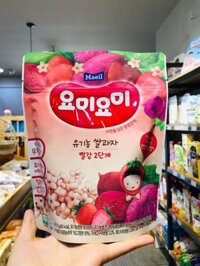 Bánh gạo ăn dặm Organic Maeil -vị Dâu tây , khoai lang tím 25g (12m+)