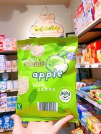 Bánh gạo ăn dặm Organic Mamia -vị táo 40g (7m+)
