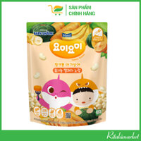 Bánh Gạo Ăn Dặm Organic Yummy Yummy Yellow Stage 2 Vị Chuối Và Bí Ngô 25g 12M+