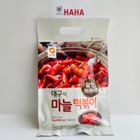 Bánh gạo hàn quốc sốt tỏi Chungjungone 380g [청정원] 마늘떡볶이