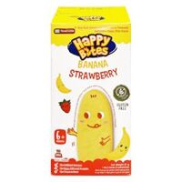 Bánh gạo Happy Bite Vị Chuối và Dâu 21g