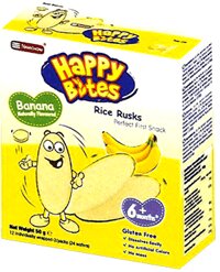 Bánh gạo Happy Bites vị chuối (50g)