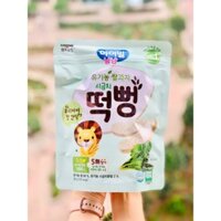 Bánh gạo hữu cơ ăn dặm cho bé từ 5M+ vị rau bina ILDONG Hàn Quốc