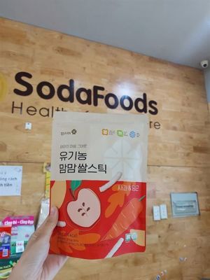Bánh gạo hữu cơ ăn dặm Momsmi Hàn Quốc 25g