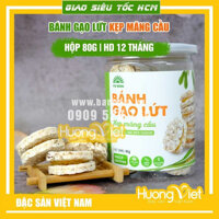 Bánh gạo lức kẹp nhân mãng cầu 80g