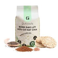 Bánh gạo lứt ăn kiêng GUfoods (75g/170g/300g) - Vị hữu cơ hạt chia