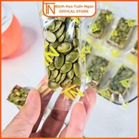 Bánh gaọ lứt bí xanh 1Kg siêu dinh dưỡng - Bánh ăn kiêng hỗ trợ giảm cân - Bánh Kẹo Tuấn Ngọc