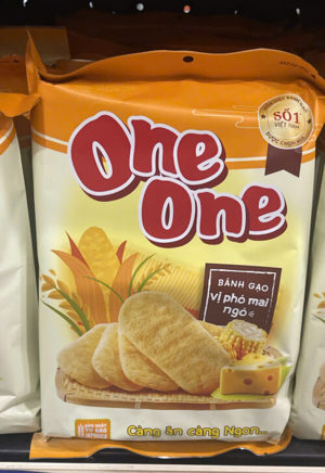 Bánh gạo One one vị phô mai ngô - 118g