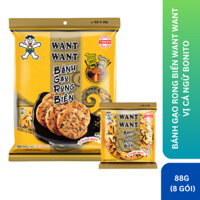 Bánh gạo rong biển Want Want vị cá ngừ Bonito 88g