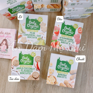 Bánh gạo sữa chua cho bé ăn dặm Only Organic 60g