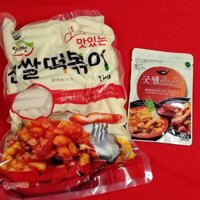 Bánh gạo tokbokki Hàn Quốc truyền thống 1kg