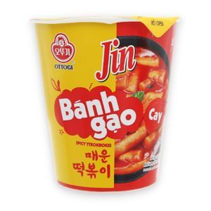 Bánh gạo tokbokki Ottogi Jin vị phô mai ly 82g