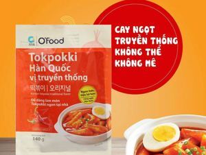 Bánh gạo Topokki cay ngọt Young Poong gói 140g