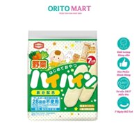 Bánh gạo tươi ăn dặm cho bé Haihain Kameda vị rau củ 40g - Hàng Nhật nội địa