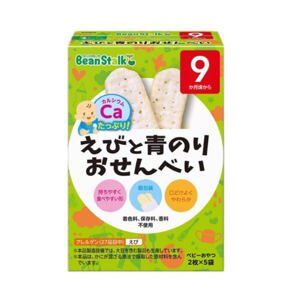 Bánh gạo vị tôm và rong biển xanh Beanstalk Nhật, 20g