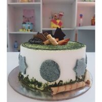 Bánh gato matcha socola