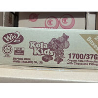 Bánh Gấu Kola Kids Vi Socola  Béo Ngậy, Thơm Lừng  Hiệu Win Win Nguyên Thùng 24 Hộp 50g Xuất Sứ MaLays
