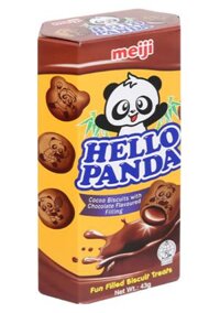 Bánh gấu Meiji Hello Panda Chocolate