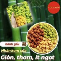 Bánh gấu nhân kem sữa mix vị loại cao cấp nhất, bánh kẹo ăn vặt ngon bổ dưỡng, 360g/500g, HTC Foods