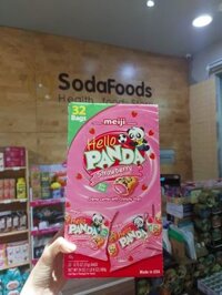 Bánh gấu Panda vị dâu – 1 gói