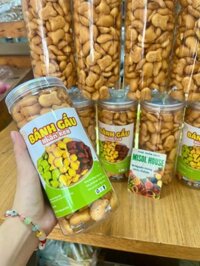 Bánh gấu thiên hồng lon Pet