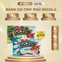 Bánh Go-Tiny Max Phủ Socola 300g Nhân Đậu Phộng, Sô Cô La Kem Thơm Ngon Bùi, Kẹo Tết Đãi Khách - Hân Korea