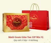 Bánh Goute giòn tan 12P mix vị hộp thiếc