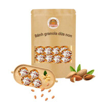 Bánh granola dừa non NUSTY FOODS không đường - Bánh ăn kiêng