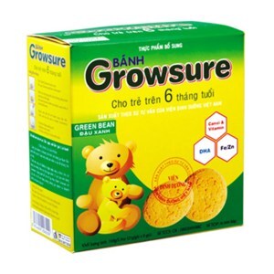 Bánh Growsure vị đậu xanh 168g