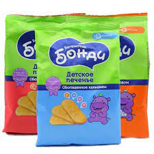 Bánh hà mã Nga bổ sung canxi – 180g (5m+)