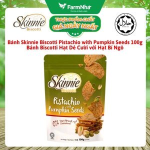 Bánh Hạnh nhân Skinnie Biscotti 100g