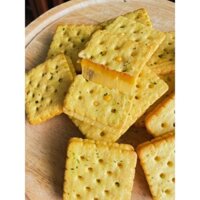 Bánh hành phô mai |Cheese cracker| Bánh quy hành kẹp phô mai