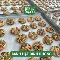 Bánh Hạt Dinh Dưỡng Vụn Dừa Nông Sản Sạch Bánh Hạnh Nhân, Hạt Bí, Nho Khô, Hạt Điều, Mật Ong