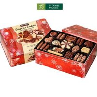 Bánh Hộp Thiếc European Cookies Kirkland 1.4kg Mỹ